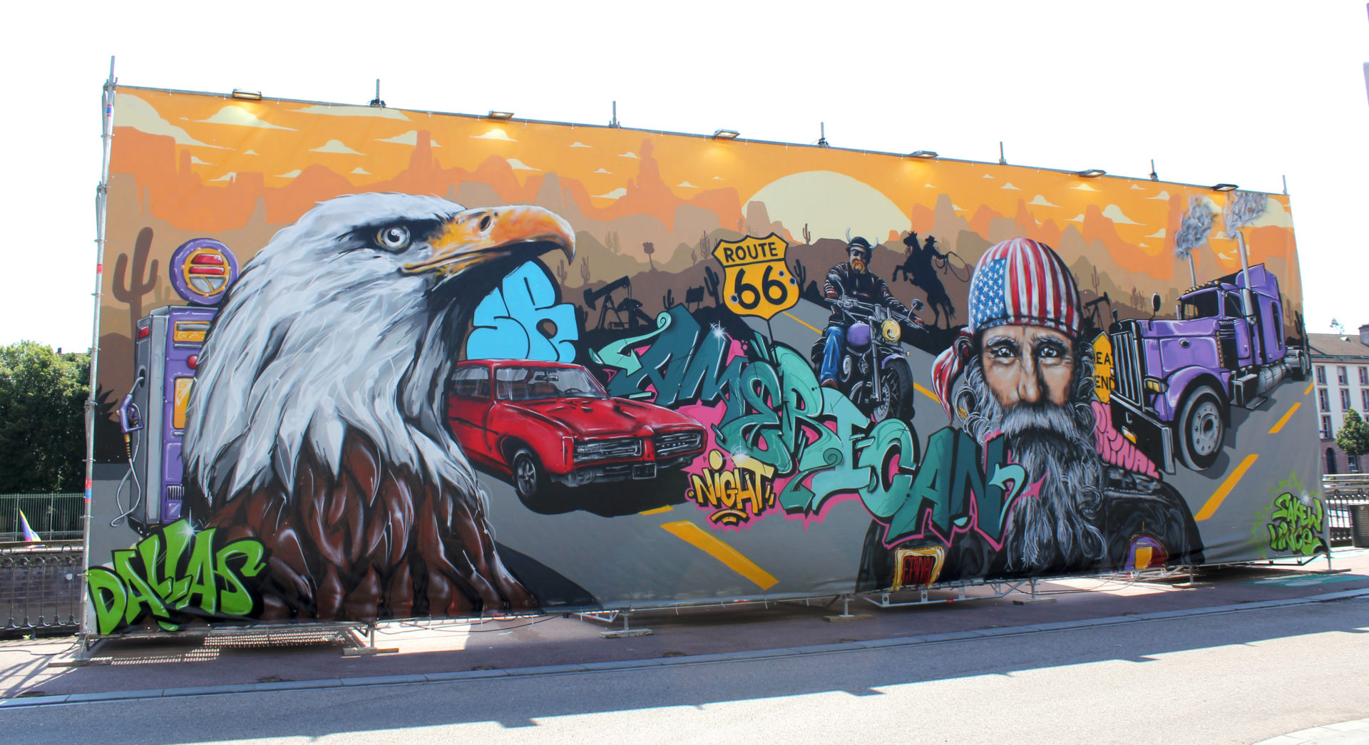 nuit americaine graffiti epinal aigle moto street art